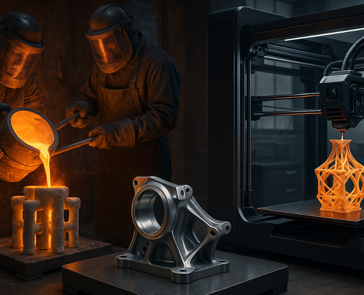 Investment Casting and 3D Metal Printing 